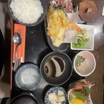 磯くら - 天ぷら刺身定食
