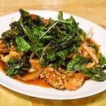 いなかむら - 2014.7 プーニムガパオクローブ（ソフトシェルクラブのバジル炒め）