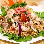 いなかむら - 2014.7 ヤムママー（インスタントラーメンサラダ）