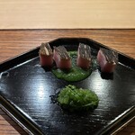 明寂 - 綺麗に包丁入ってます。