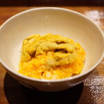 炎水 - ③卵かけご飯、雲丹乗せ UTKG！