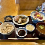 尾張家 - 刺身とおでんのセットランチ