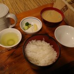 駒形どぜう 本店 - ご飯セット