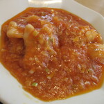 中華菜館 長安 - ①【イカのチリソース】