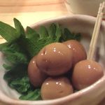 Hashidume - ウズラの卵の燻製