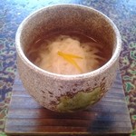 僧伽小野 一秀庵 - 変碗（烏賊焼売・葛きり）