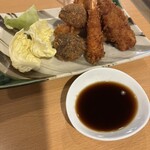 みつは - 串かつ5本盛合わせ