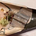 ひろ作 - 針魚昆布〆さんでーす。