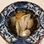 ひろ作 - 海蘊 白魚 小柱の生姜庵さんでーす。②