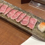 だんだん畑 - 和牛タタキ