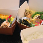 源池茶寮 - お弁当　松ノ葉三段弁当