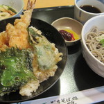 ごまそば処 夕鶴 - 天丼セット