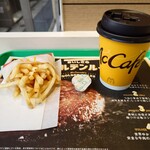 マクドナルド - マックフライポテト(S)、プレミアムローストコーヒー(M)