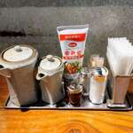 大衆酒場 藤沢ホルモン - 卓上調味料など