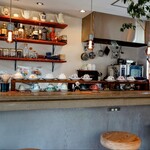 山羊コーヒー - お店のステキなカウンター席