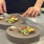 銀座 和牛鉄板焼 USHIGAMI - 