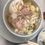 中野 邦ちゃんラーメン - もりそばのスープ