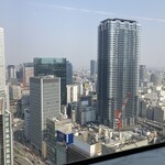 中納言 - ヘップの観覧車も見えて、黄砂で霞んでました。