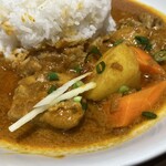 マザーズキッチン - マザーズカレー接写！
針生姜は2本乗ります。