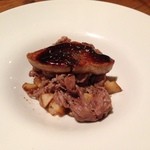 ピソラ - 黒毛和牛ﾛｰｽとﾌｫｱｸﾞﾗのﾐﾙﾌｨｰﾕ仕立て