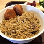 阿古屋茶屋 - ちりめん山椒。。掛け過ぎは分かるけど。。うまっ