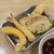天麩羅処ひらお - 料理写真:おまかせ天麩羅の前半（海老、いか、豚、かぼちゃ）