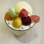 ゴー クレヨン - 果物宝石パフェ