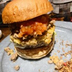 BAR & GRILL BURGER CHOP STEAK HAMBURGER - 