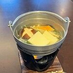 法師温泉 長寿館 - 湯豆腐