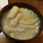 炭火焼き居酒屋 だいちゃん - 味噌汁