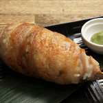 串焼き かめや - 料理写真:わさび香る肉巻きおにぎり
