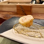 てんぷら天英 - 百合根海老仕込