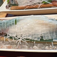 対馬のどぐろとイカ活き造り 博多 魚蔵 都ホテル店 - 
