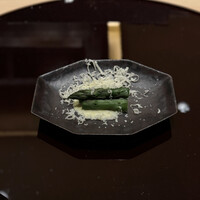 焼鳥 天赦 - アスパラガスのチーズ焼き