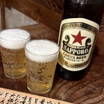 鍵屋 - サッポロラガービール・大瓶