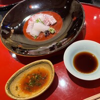 加賀屋 銀座店 - お造り：二種盛