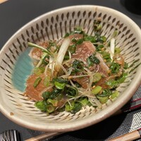 坐来 大分 - お造り:鰤のりゅうきゅう