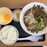 中華そば春陽軒 - 玉子小と小ライス　たまご別盛り