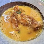 栗原軒 - 肉朝鮮焼をたまごに絡めて