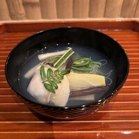 日本料理 かしづき - 蛤、筍、わらび、うど、にゅうめん、木の芽