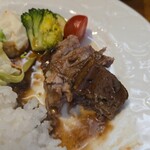 キッチン ブルー グローブ - カットして