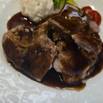 キッチン ブルー グローブ - ポシェをカット