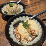 市ヶ谷の羊 - アフォガードとほうじ茶アイス