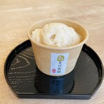 宮古きび茶屋 - きび茶屋自家製アイスクリーム　きび糖塩みるく