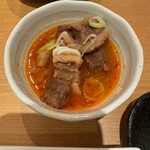 焼肉しみず - お通し煮込み