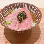 士士 - サーロインの出汁茶漬け (普通出ないやつ)