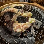 焼肉しみず - 上ミノ青唐辛子