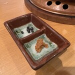 焼肉しみず - 和牛厚切りハラミは胡椒と山わさびお好みで