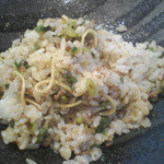 武蔵坊 - ご飯を入れて混ぜました。