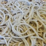 蕎苗 - アップ　綺麗な見事なお蕎麦です